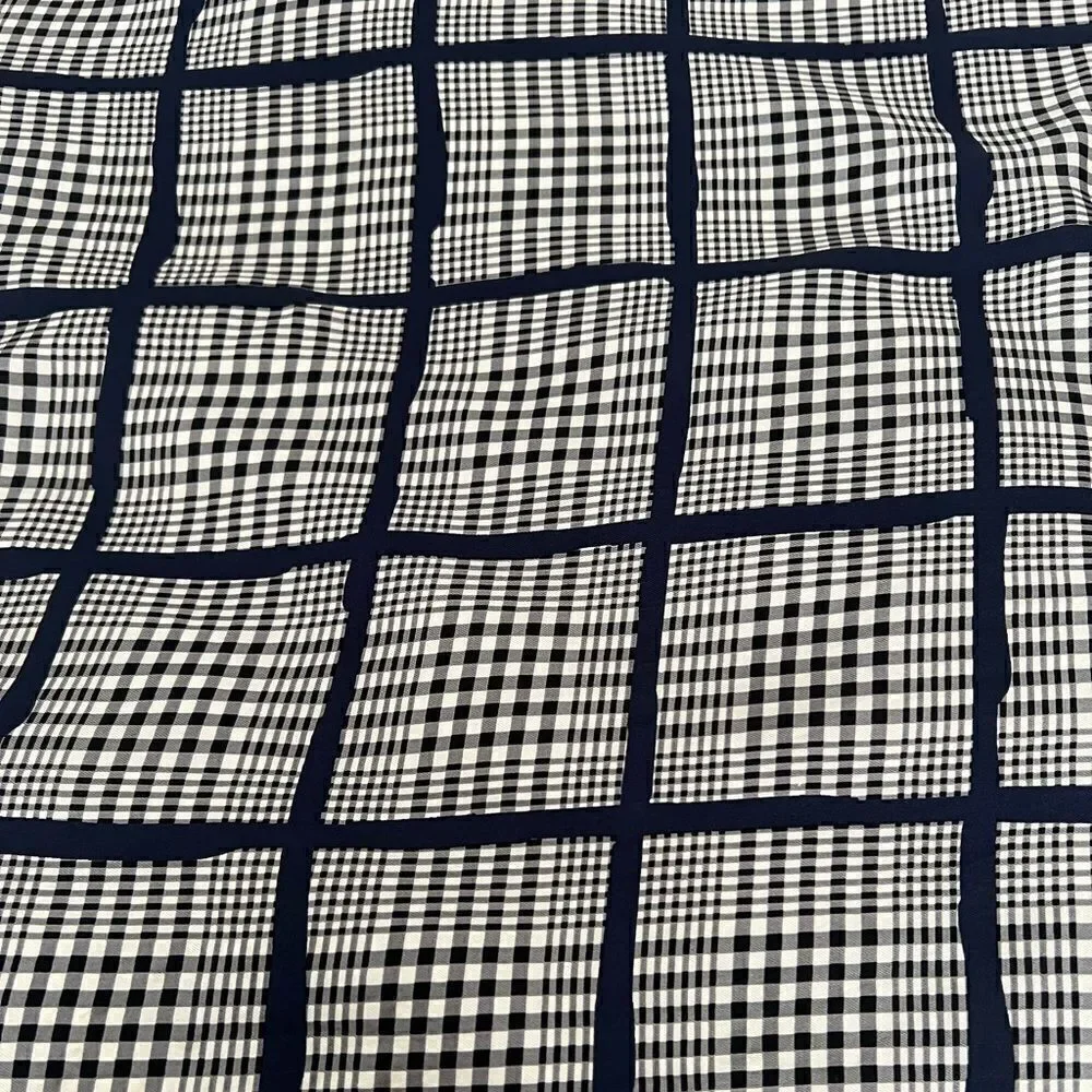 Coach scarf plaid print